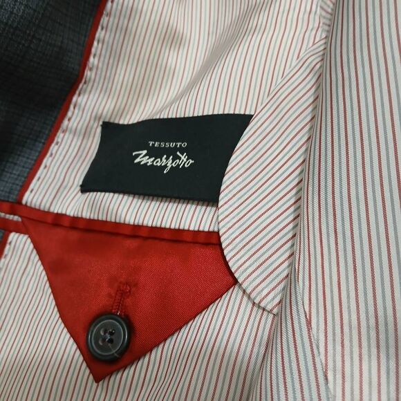 Brooks brothers red fleece mens 36s blazer pants 30 waist virgin wool gray - Picture 8 of 10